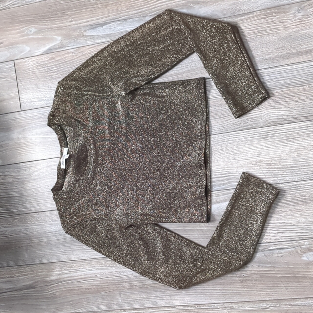 5/$25 ANTISTAR Sparkly Glitter Crop Top Small